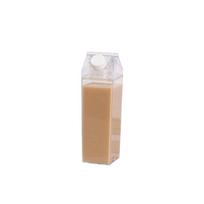 New Transparent Milk Cardboard Water Bottle Milk Juice Box Reusable Easy To Carry Suitable For Outdoor Sports Trave And Camping