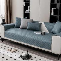 Water Repellent Cool Summer Sofa Cover Luxury Non-Slip Sofas Towel for Living Room Anti Cat Scratch Pet Dog Kid Mat Home Decor 70x70 gray
