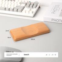Medinis ergonomiškas pelės riešo atramas – patogus žaidimų ir biuro priedas Beech mouse tray