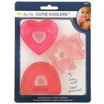 Itzy Ritzy, Cutie Cooler, Soothing Water Teader, 3 Months Or More, Magic, 3 Teaders pink