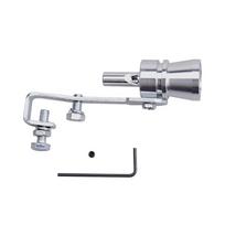 Universal Car Exhaust Pipe Sounder Turbo Sound Simulator Whistle Car Exhaust Pipe Whistle Vehicle Sound Muffler S/M/L/Xl
