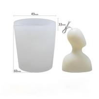Nordic Style Warm Hug Family Candle Silicone Mold DIY Lovers Aromatic Plaster Soap Candle making Wedding Gifts Craft Home Decor