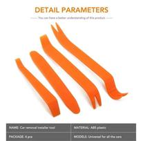 4 - piece Door Trim and Dash Repair Tool Kit, Door Panel Removal Tools for Car Accessories 25X16X2CM oranžinė