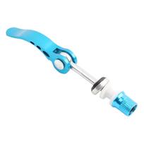 New Cycling Bike Bicycle QR Quick Release Seatpost Settle Post Clamp Skewer  less than span blue