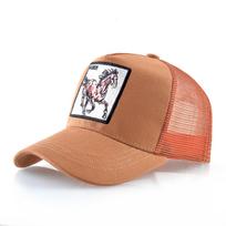 New Fashion Baseball Caps Men Women Snapback Mesh Baseball Hats With Horse Embroidery Patch Trucker Casquette Summer Visor Caps 56-59CM
