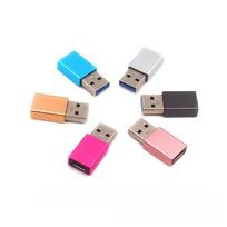 USB 3.0 į Type-C OTG adapteris: Type-C moteriška į USB 3.0 įkrovimo ir duomenų konverteris auksas