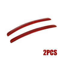 Soft Car Fender Universal Horn Arch Wing Extender Arch Brow Car Wheel Lip Body Kit Protective Cover Fender Car Accessories raudona