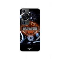 Coque - Maniacase - Huawei P60 - Noir - Souple - Harley Davidson Logo