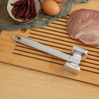 Meat Tenderizer special hammer for steak Double-Sided Checkered Beef Mallet Loose Meat Hammer Heavy Duty Meat Pounder Hammer brown