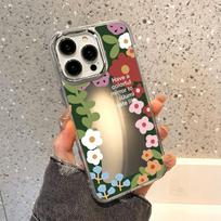 Mobiliųjų telefonų dėklai iPhone 11 13 XR 15 Pro Max 12 14 Pro Max Case iPhone 16 XS Max veidrodinis apsauginis dėklas Veidrodis išskirtinis animacinis filmas, atsparus vandeniui iPhone 11 Pro Max sidabras