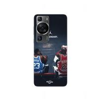 Coque - MANIACASE - Huawei P60 - Souple - Noir - Motif Jordan