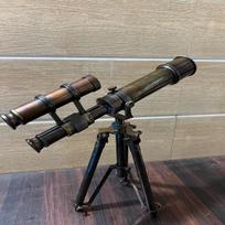 10  Brass Finish Telescope with Stand - Nautical Pirate Spyglass Best Prism Optics,  Full Height 16