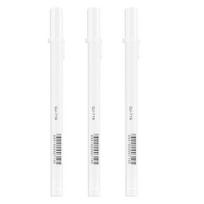 3Pcs Highlighter Gel Pen White/Gold/Silver Character Highlight Ink Rollerball Pens for Black Paper Art balta