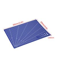 A4 Quilting Grid Lines Cutting Mat Board Craft Tools Office Stationery Accessory blue