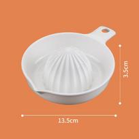 Kitchen Citrus Fruits Squeezer Orange Hand Manual Juicer Kitchen Tools Lemon Orange Juicer Food Grade Plastic Manual Juicer white