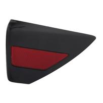 Rear Tail Light Panel Mount Reflector Cover Red High Visibility Bumper Charging Port Cover black