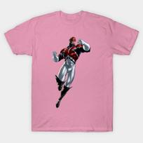 T Shirt Women Captain Britain Harajuku Print Kawaii Tshirt Summer Short Sleeve Female T-Shirt Top Tee S rožinė