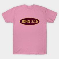 T Shirt Women John 3 16 Purple Oval Harajuku Print Kawaii Tshirt Summer Short Sleeve Female T-Shirt Top Tee S