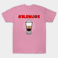 T Shirt Women Blowjob Harajuku Print Kawaii Tshirt Summer Short Sleeve Female T-Shirt Top Tee S rožinė