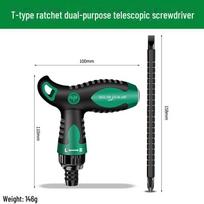Multi-Functional Dual-Head Magnetic Ratchet Screwdriver for Household Repair
