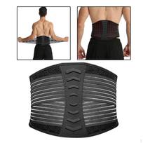Waist Trainer Belt Trimmer Body Shaper Activewear Shapewear Lower Back Brace Lumbar Support S to M black
