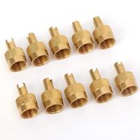 2-in-1 Tire Valve Caps with Core Remover Tool for Car Motorcycle Truck Bike Tire Valve Stem Dustproof Cover Rim Valve Cap