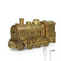 New 300ML Train Air Humidifier Ultrasonic Aromatherapy Diffuser USB Fragrance Essential Oil Aroma Difusor Smoke Ring Sprayer auksas