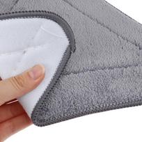 Stiklo valytuvas Koralinis flanelinis Vandens sugeriamasis Šluostės audinys Buitinis langų įrankis 1 Pcs gray
