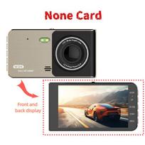 Dash Cam 4Inch Hidden Dual Lens Car DVR HD 1080P Front Rear Wide Angle Super Night Vision Loop Recording single lens