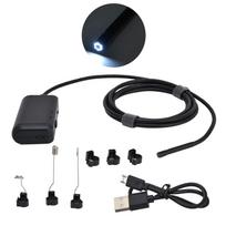 6LED HD Endoscope 5.5MM Wireless WiFi Inspection Camera IP67 Waterproof Borescope Snake Camera for black