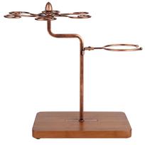 Wine Glass Holder Multifunction Desktop Goblet Drying Rack for Home Kitchen Restaurant BarBlack antikvarinės žalvario spalvos