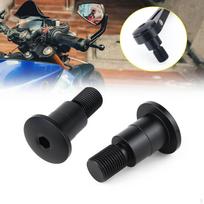 2 Pieces Motorcycle Handlebar Bar End Mirror Adapters Premium Easy to Install Directly Replace for