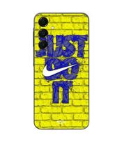 Case For Samsung Galaxy A15 logo just do it color blue front yellow Maniacase juoda
