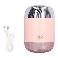 1000ml Air Humidifier Double Spray with Night Light USB Charging Mist Vaporizer for Home Blue rožinė