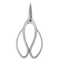 195mm Bonsai Pruning Scissors Stainless Steel Bonsai Scissors Gardening Plant Shears Tool Silver