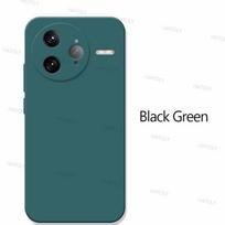 Skirta Xiaomi Redmi K80 Pro dėklas Xiaomi Redmi K80 K80 Pro dangtelis TPU atsparus smūgiams skysto silikono telefono dangtelis Skirta Xiaomi Redmi K80 Pro For Redmi K80 Pro black