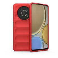 Case For Huawei Honor X30 X9 5g Back Cover Case Shockproof Armor Phone Cases Liquid Silicone Anti-fall Funda Coque For Honor X30 5g raudona