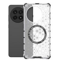 For OnePlus 13R 5G Magnetic Ring Back Cover Phone Case Magsafe Ring Wireless Charge Lens Protect Shockproof Coupe Cases CHINA&For OnePlus 13R gryna