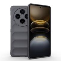 Case For VIVO X100S X100 S 5G Back Cover Case Soft Silicone Anti-fall Shockproof Protection Funda Coque Phone Cases For VIVO X100 5G tamsiai pilka spalva