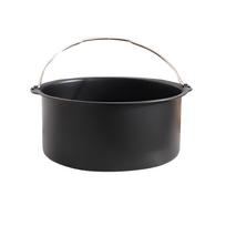 6/7/8 Inch Round Non-stick Cake Tray Air Fryer Basket Rustproof Carbon Steel Bakeware Baking Baskets Pastry Tool