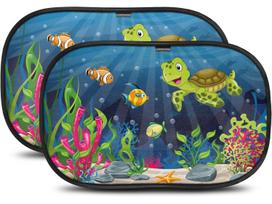 Cartoon Car Sun Visor Heat-Insulating Side Shield with Electrostatic Adsorption