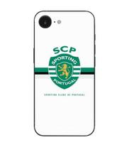 Maniacase Case For Iphone 16E SCP SPORTING PORTUGAL WHITE BACKGROUND juoda
