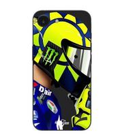 Maniacase Case For Iphone 16E Supermoto Valentino Rossi MotoGP Helmet juoda