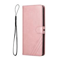 For Moto G73 G13 Case Leather Flip Case on For Funda Motorola Moto G 73 G13 G53 G23 Phone Case Retro Magnetic Wallet Cover Coque For Moto G13 rožinio aukso spalvos