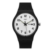 SWatch So29b703 Classic Twice Again Public Urethane Watch SO29B703 white
