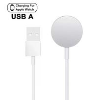 Magnetinis Belaidis USB A Greitas Įkroviklis Skirtas  Watch serijoms 10 9 8 7 SE USB Type C Greito Įkrovimo Kabelis Skirtas iWatch Ultra Serijai white