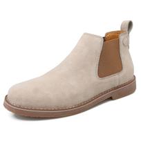 Vyriški madingi batai Klasikiniai Patogūs Odiniai Ankle Boots Prekės ženklo Vyriški Laisvalaikio Batai Pliušiniai Didelio dydžio batai Plokščiapadžiai Batai Dydis 39-46 38