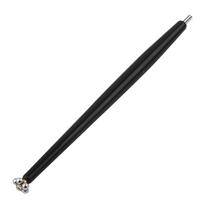 Gėlių dizaino nagų magnetinis rašiklis, magnetinė lazdelė, nagų magnetinis įrankis magnetiniam katės akies geliniam nagų lakui, dvigalė magnetinė lazdelė black
