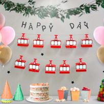10PCS Birthday Party Blind Box Decor Set: Gift Boxes, Banners & Props for Stunning Surprise Gift Packaging Pack of 10