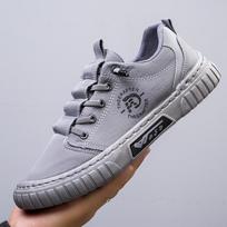 2025 spring new soft-soled lightweight sports casual shoes men's running shoes Korean version of trendy men's board shoes 39 pilka spalva